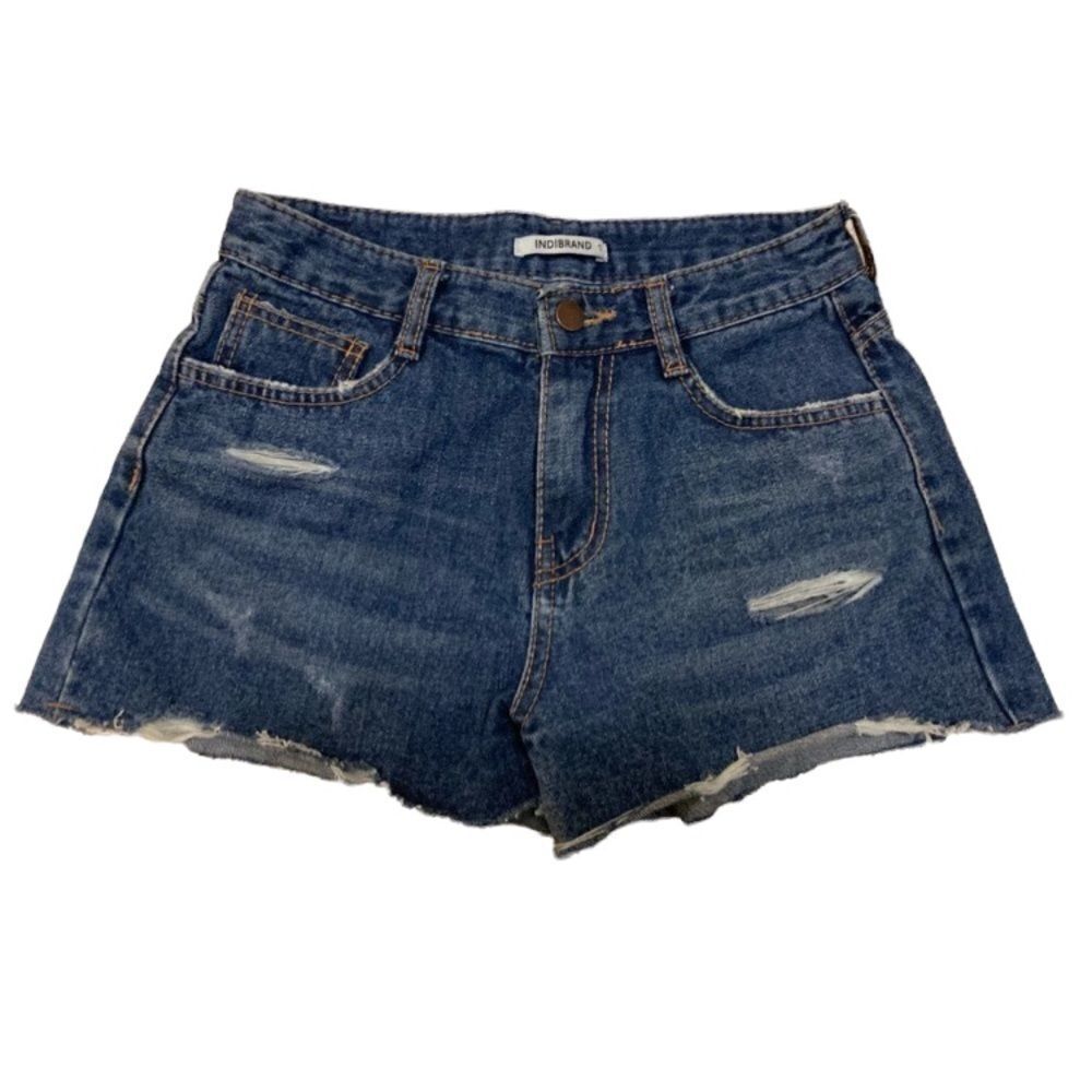 Indibrand high waisted jean Shorts Sz 1
